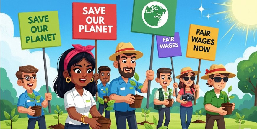 संयुक्त कर्मचारी महासंघ ने 376वें दिन 2000 पौधों का किया रोपण - पर्यावरण संरक्षण की नई पहल