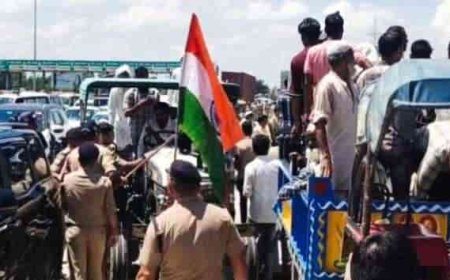हरिद्वार समाचार: किसान आंदोलन ने बढ़ाई राजनीतिक हलचल, बहादराबाद में जाम और पुलिस संघर्ष