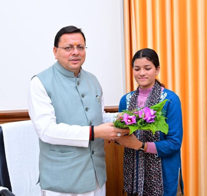 सारकोट की ग्राम प्रधान प्रियंका नेगी ने सीएम पुष्कर सिंह धामी से की महत्वपूर्ण मुलाक़ात, विकास योजनाओं पर हुई विस्तृत चर्चा
