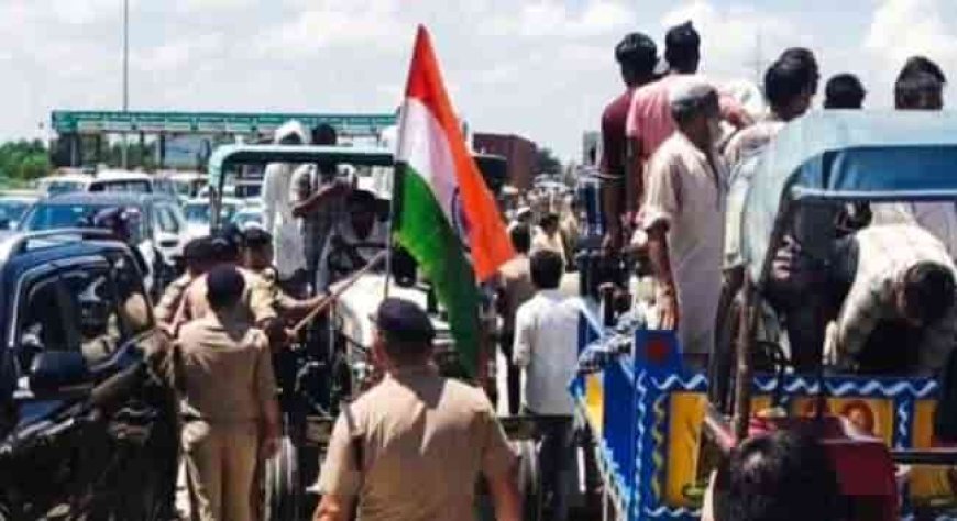 हरिद्वार समाचार: किसान आंदोलन ने बढ़ाई राजनीतिक हलचल, बहादराबाद में जाम और पुलिस संघर्ष