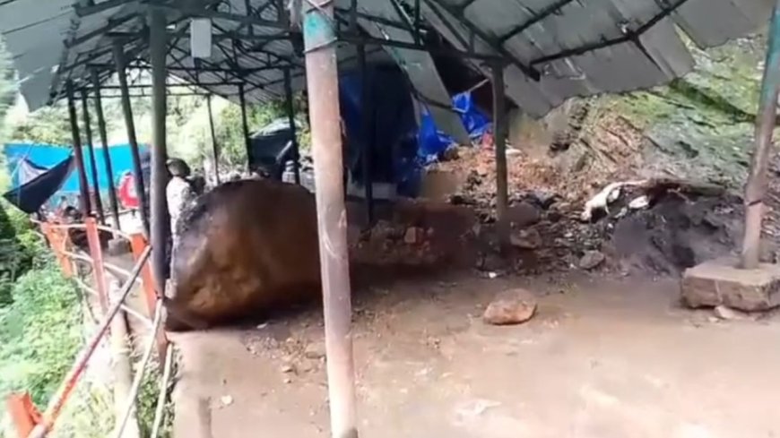 केदारनाथ में बारिश के चलते बड़े हादसे का टला खतरा, बाबा की कृपा से बचीं जानें