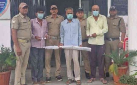 बुग्गावाला पुलिस ने किया तीन शिकारियों का पर्दाफाश, बरामद हुए अवैध हथियार