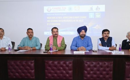 ग्राफिक एरा में पर्वत संरक्षण और जलवायु परिवर्तन पर कार्यशाला