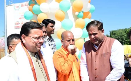 Uttarakhand: मुख्यमंत्री ने खटीमा में किया 215 ऊँचे तिरंगे का लोकार्पण