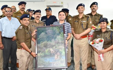 नशा मुक्ति अभियान से लेकर बनभूलपुरा हिंसा नियंत्रण तक, एसएसपी प्रहलाद नारायण मीणा को नैनीताल पुलिस ने दी भावभीनी विदाई
