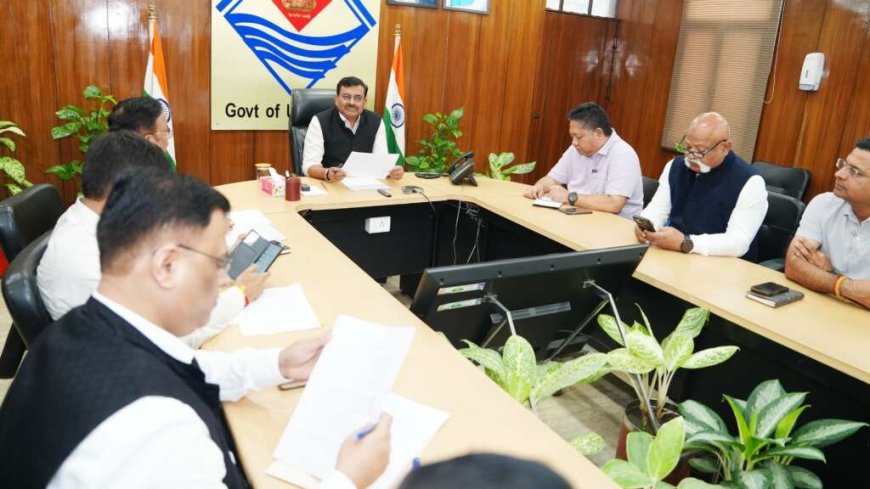 देहरादून: मुख्य सचिव ने रजत जयंती कार्यक्रमों की रूपरेखा को लेकर की अधिकारियों के साथ बैठक