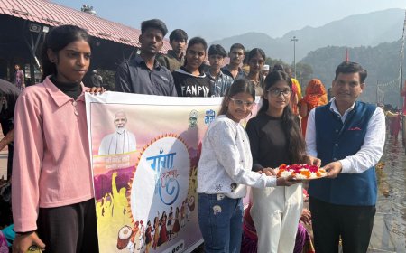 गंगा उत्सव का भव्य आयोजन, नमामि गंगे प्रकोष्ठ ने किया जनजागरूकता का संदेश प्रसारित