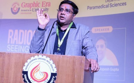 रेडियोलॉजी डे पर ग्राफिक एरा में विशेषज्ञ ने बताए सफलता के मूल सूत्र