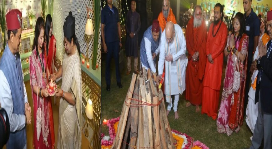 दिल्ली में अनिल बलूनी के घर इगास पर्व, अमित शाह हुए शामिल