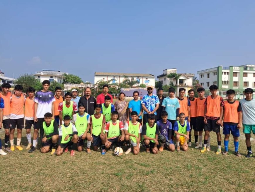 चंपावत: रजत जयंती पर जिला स्तरीय फुटबॉल प्रतियोगिता आयोजित , लोहाघाट की टीम विजेता