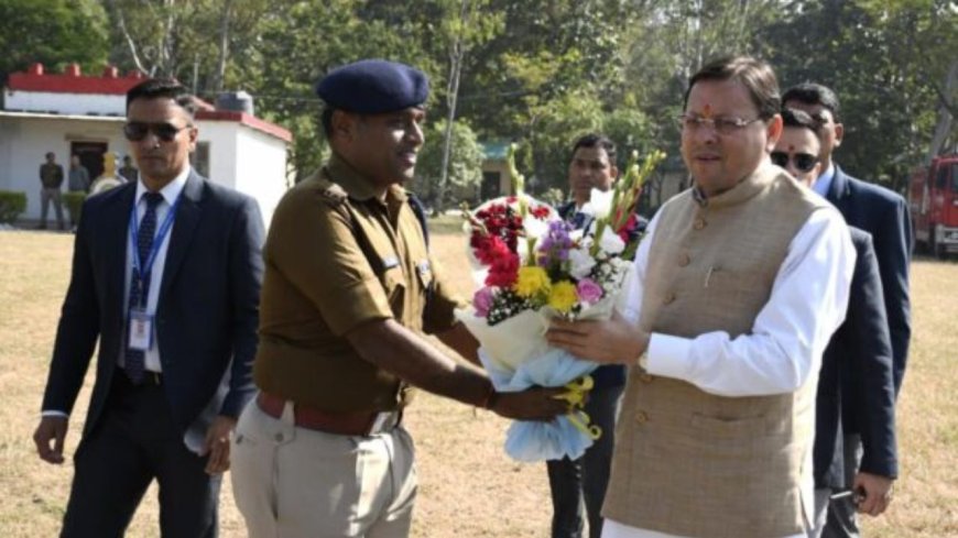 हल्द्वानी में मुख्यमंत्री पुष्कर सिंह धामी का भव्य स्वागत, वीर सैनिकों को समर्पित राज्य स्तरीय सम्मेलन में हुए शामिल