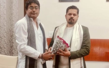 एनसीपी नेता आहूजा ने राष्ट्रीय अध्यक्ष से की शिष्टाचार भेंट, कई विषयों पर हुयी चर्चा