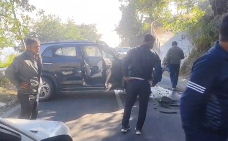 Nainital Road Accident: नैनीताल में दो कारों की जोरदार टक्कर, महिला गंभीर रूप से घायल