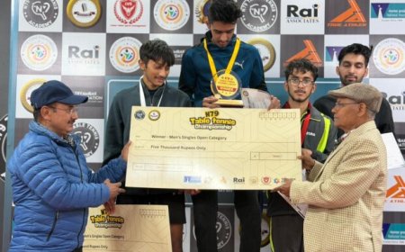 N79 टेबल टेनिस एकेडमी की चार दिवसीय चैंपियनशिप संपन्न, 100 खिलाड़ियों ने दिखाया दम