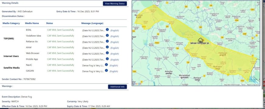 देहरादून:(बड़ी खबर) बदलेगा मौसम, पाला और ठंड का Alert