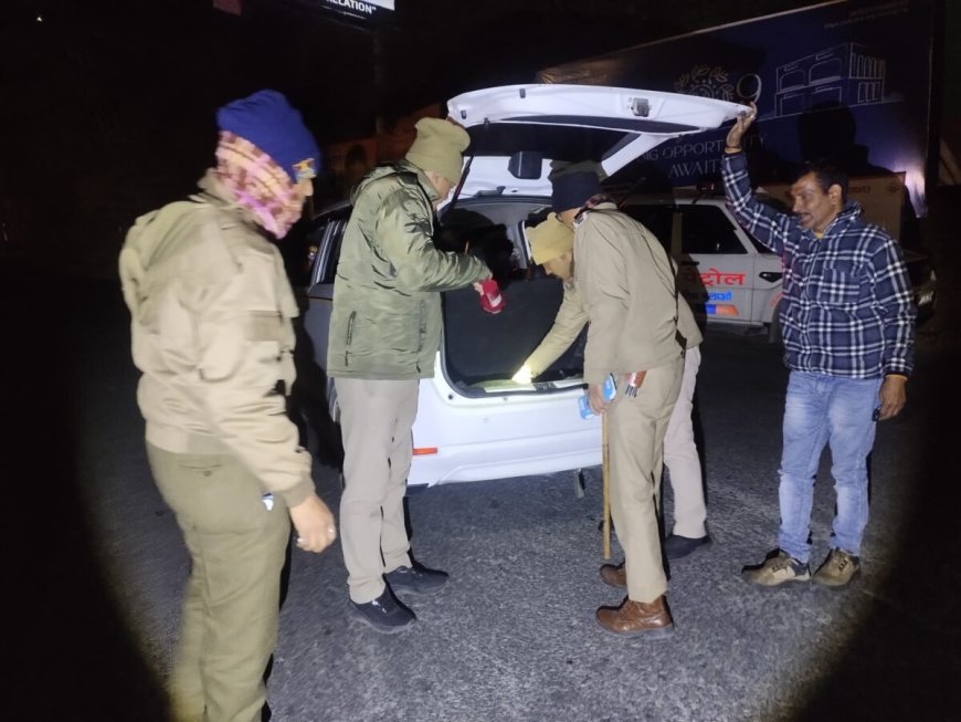 नैनीताल :(बड़ी खबर) जिले में 31 की तैयारी, BDS, ATS द्वारा चेकिंग, बॉर्डर पर सघन चेकिंग अभियान जारी