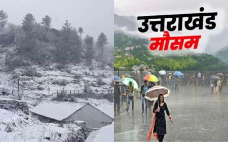 Uttarakhand Weather: उत्तराखंड में आज से बदलेगा मौसम , बारिश- बर्फबारी और कोहरे का अलर्ट इन जिलों में