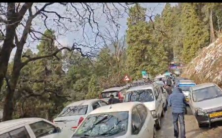 Nainital: अल्मोड़ा-हल्द्वानी हाईवे पर हाहाकार, कैंची में गलत पार्किंग ने लगाया घंटों लंबा जाम