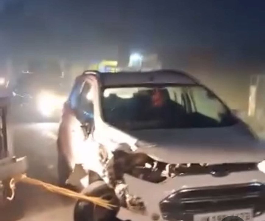 रामनगर-हल्द्वानी मार्ग पर दर्दनाक हादसा: बाइक–कार भिड़ंत में युवक की मौत, दो गंभीर घायल