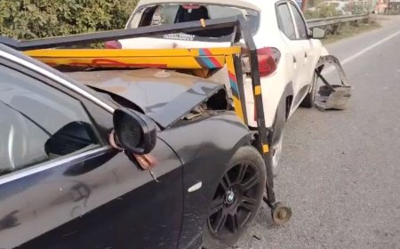 Dehradun: डोईवाला में नशे में धुत कार चालक ने 2 पुलिसकर्मियों को मारी टक्कर, घायल