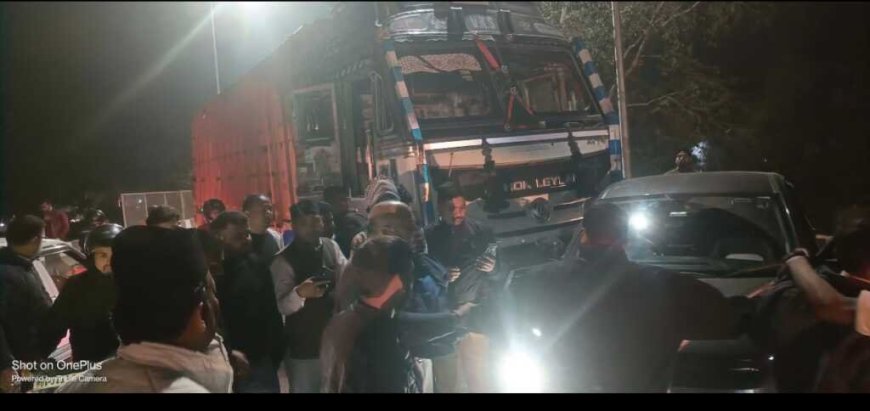 हल्द्वानी : यहां नशे में धुत ट्रक ड्राइवर ने कई वाहन ठोके