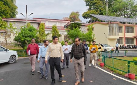 सचिव आर राजेश कुमार के औचक निरीक्षण में तेज हुई कायाकल्प की प्रक्रिया