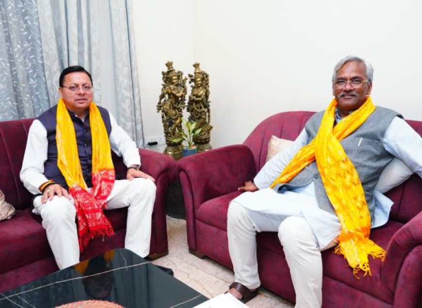 मुख्यमंत्री ने पूर्व मुख्यमंत्री त्रिवेंद्र सिंह रावत को दी होली की शुभकामनाएँ