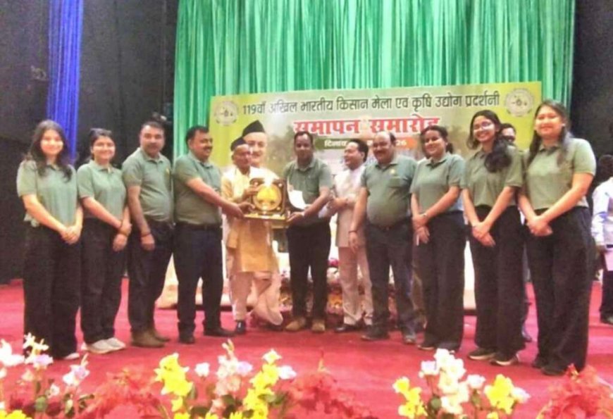 उत्तराखंड: पंतनगर किसान मेले में सेंचुरी पल्प एंड पेपर को प्रथम पुरस्कार