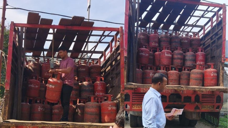 श्रीनगर गढ़वाल में पकड़ा गया गैस कालाबाजारी का खेल, वाहन में मिले 9 सिलेंडर; जानें प्रशासन ने क्या की कार्रवाई