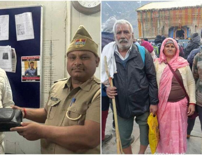 रुद्रप्रयाग पुलिस की अद्भुत ईमानदारी: केदारनाथ यात्रा में लौटाया नगदी से भरा बैग और मिलवाए बिछड़े श्रद्धालु