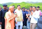 यमकेश्वर में मुख्यमंत्री योगी आदित्यनाथ एवं पुष्कर सिंह धामी की ऐतिहासिक मुलाकात