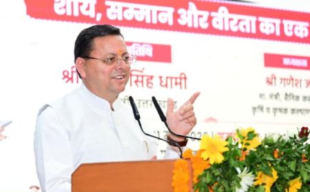 मुख्यमंत्री पुष्कर सिंह धामी ने ऑपरेशन सिंदूर-शौर्य का एक वर्ष पूर्ण होने पर कार्यक्रम में हिस्सा लिया