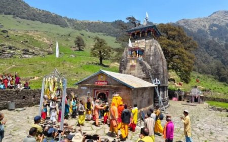 द्वितीय केदार श्री मद्महेश्वर धाम के कपाट खुले, भक्तों की जयकारों से गूंजा पूरा क्षेत्र