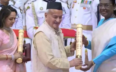 पद्म भूषण से सम्मानित हुए भगत सिंह कोश्यारी, शिक्षा और जनसेवा में योगदान के लिए मिला देश का बड़ा सम्मान