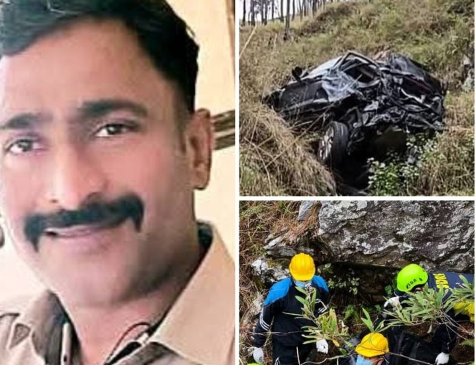 उत्तराखंड: गहरी खाई से बरामद हुआ पुलिसकर्मी का शव, कार चकनाचूर