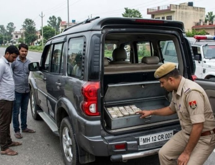 देहरादून: स्कॉर्पियो के गुप्त केबिन से 1.55 करोड़ रुपये की नकदी बरामद, तीन गुजरात निवासी हिरासत में