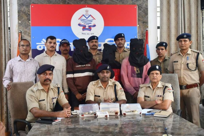 हल्द्वानी चोरी में सपेरा गैंग के तीन सदस्य गिरफ्तार, 25 लाख के आभूषण बरामद