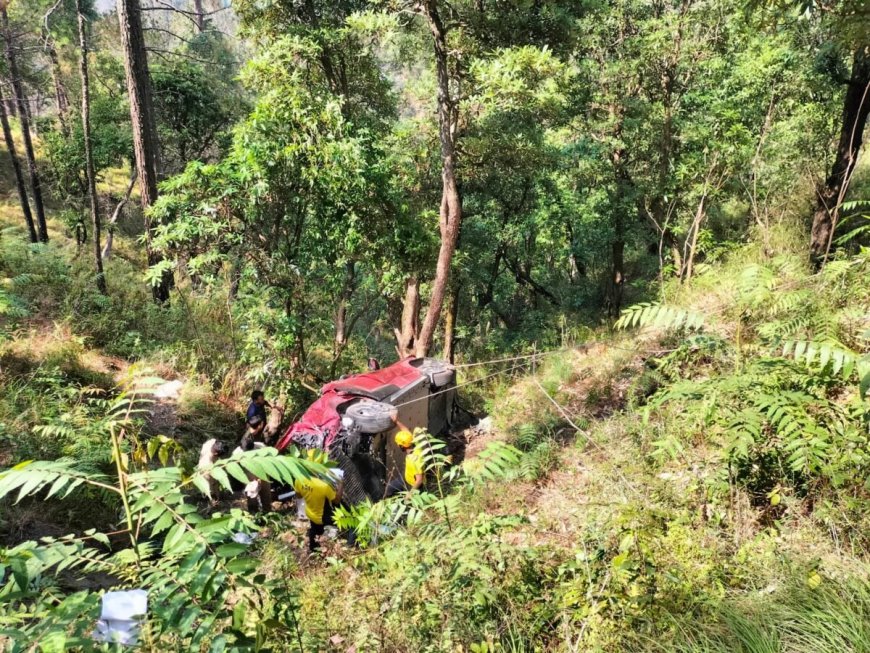 उत्तराखंड में दर्दनाक सड़क हादसा: भवाली घाट के पास 5 की मौत