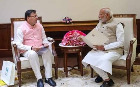 उत्तराखंड: 12 साल के नेतृत्व पर मुख्यमंत्री धामी ने प्रधानमंत्री मोदी को पत्र लिखकर दी बधाई