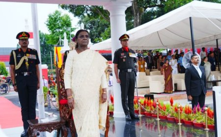 राष्ट्रपति द्रौपदी मुर्मू की गरिमामई उपस्थिति में आईएमए की पासिंग आउट परेड सम्पन्न