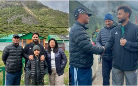 ऋषभ पंत ने किए आदि कैलाश और ओम पर्वत के दर्शन, ITBP जवानों के साथ बिताया समय