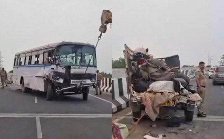 Haridwar में दर्दनाक सड़क हादसा: टनकपुर डिपो की बस से टकराया पिकअप वाहन, UP के 3 लोगों की मौत और कई घायल