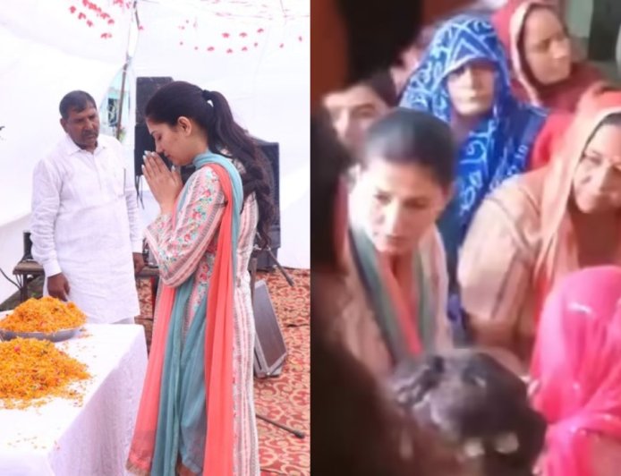 सपना चौधरी ने पेप्सी शर्मा के घर जाकर दी भावभीनी श्रद्धांजलि, पत्नी रेनू को गले लगाया