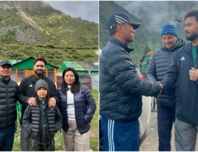 ऋषभ पंत ने किए आदि कैलाश और ओम पर्वत के दर्शन, ITBP जवानों के साथ बिताया समय