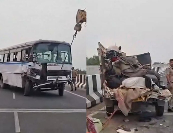 हरिद्वार में भयानक सड़क दुर्घटना: टनकपुर डिपो की बस से टकराया पिकअप, यूपी के 3 लोगों की मौत