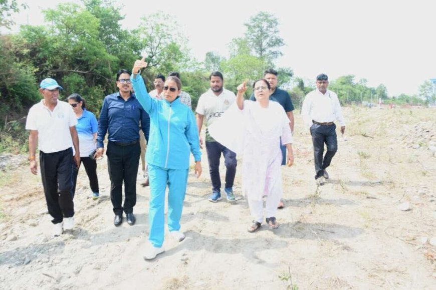 खेल मंत्री रेखा आर्या ने खेल विश्वविद्यालय की भूमि का किया निरीक्षण, खिलाड़ियों के सपनों का तीर्थ बताया