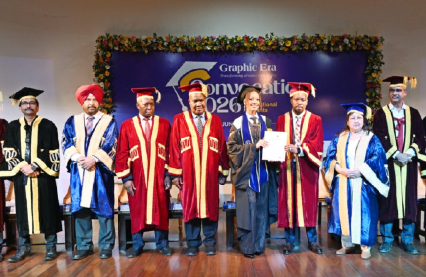 ग्राफिक एरा विश्वविद्यालय में विदेशी छात्रों का भव्य दीक्षांत समारोह, 15 देशों के 84 विद्यार्थियों को मिली उपाधि