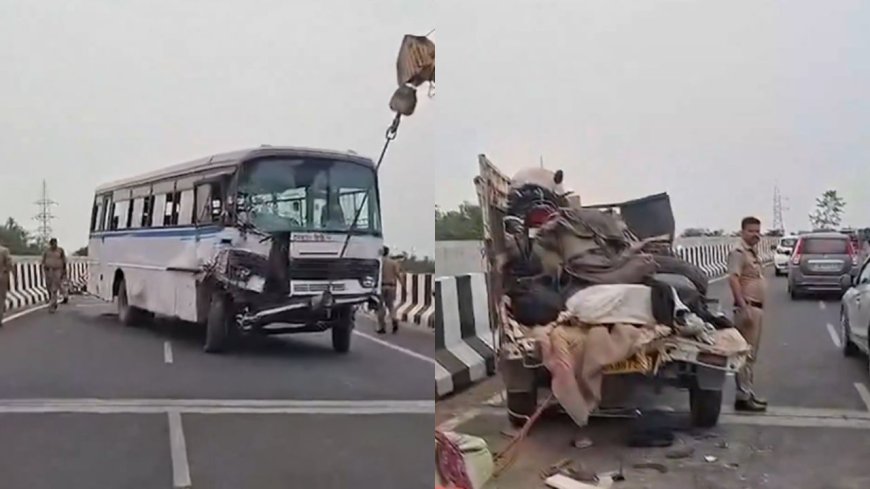 हरिद्वार में भयानक सड़क दुर्घटना: टनकपुर डिपो की बस से टकराया पिकअप, यूपी के 3 लोगों की मौत