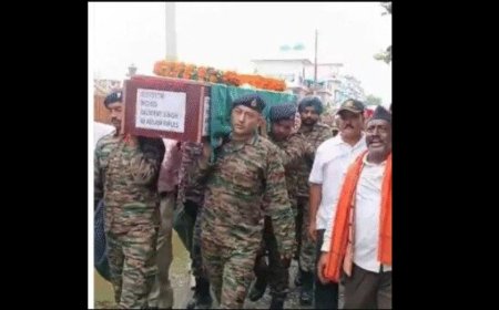 उत्तराखंड का वीर सपूत: शहीद बलवंत सिंह खेतवाल को विदाई देने हल्द्वानी में लगा जनसैलाब
