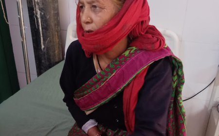 64 वर्षीया महिला ने गुलदार के हमले का बहादुरी से सामना किया, जान बचाई